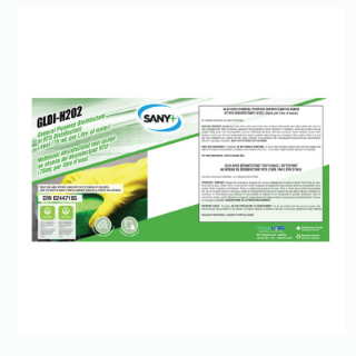 Picture of GLDI-H202-LB1S - Spray bottle label