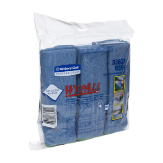 Picture of Wypall blue microfiber cloths