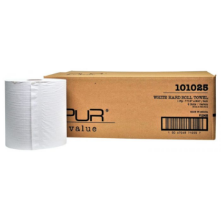 Picture of 101025 - Pur Value White paper towel - 1 ply