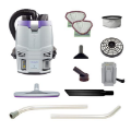 Picture of ProTeam - GoFit 3 cordless backpack vacuum with Xover Multi-Surface two-piece accessories