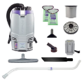 Picture of ProTeam - GoFit 6 Cordless commercial backpack vacuum with Xover Performance telescopic wand attachment