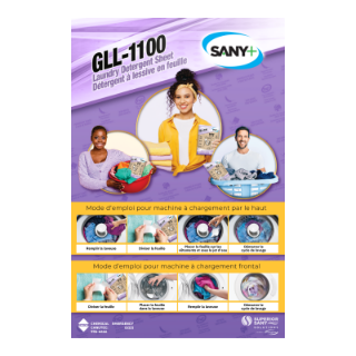 Picture of Sany+ GLL-1100 wall chart