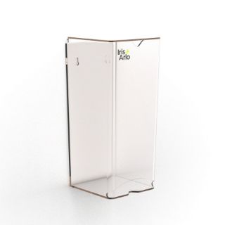 Picture of Recycled Plexiglas wall dispenser for daily pads - transparent