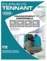 Picture of Tennant - T12 Compact Battery Ride-On Floor Scrubber