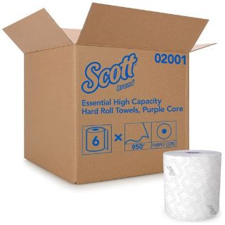 Picture of 02001 - SCOTT white 1-ply high-capacity roll hand towel